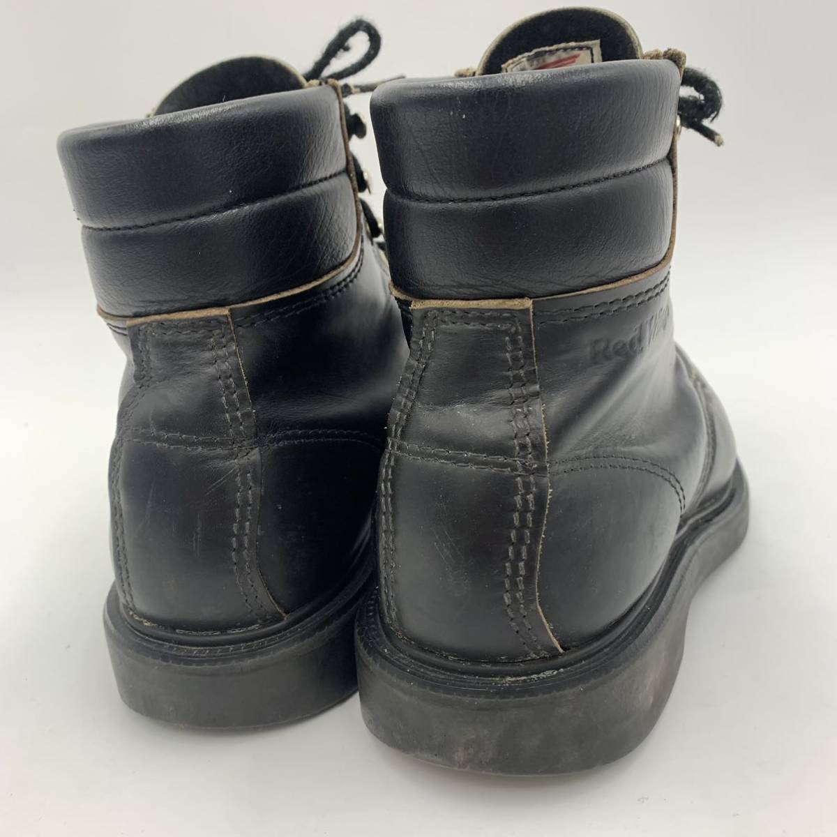 D ☆ 希少!!80sヴィンテージ/旧羽根タグ '米国製' RED WING/レッドウィング SUPERSOLE MOC TOE スーパーソール モックトゥブーツ 8133 革靴_画像3