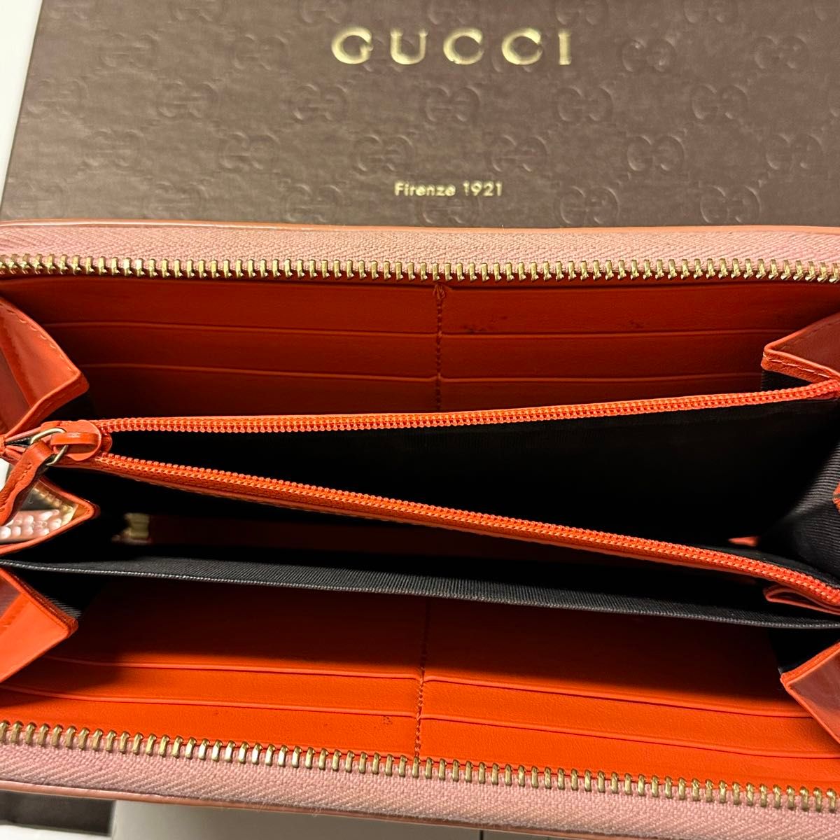 新品同様 グッチ GUCCI 財布 長財布 GGスプリーム ラウンド 新品同様 グッチ GUCCI 財布 長財布 GGスプリーム ラウンド