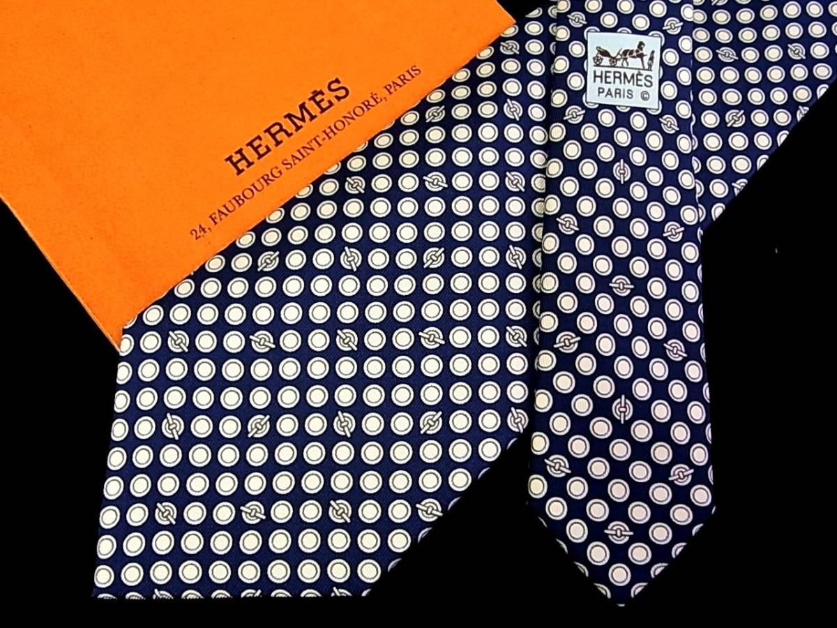 *:.*:【新品N】8222 エルメス「HERMES」ネクタイの画像1