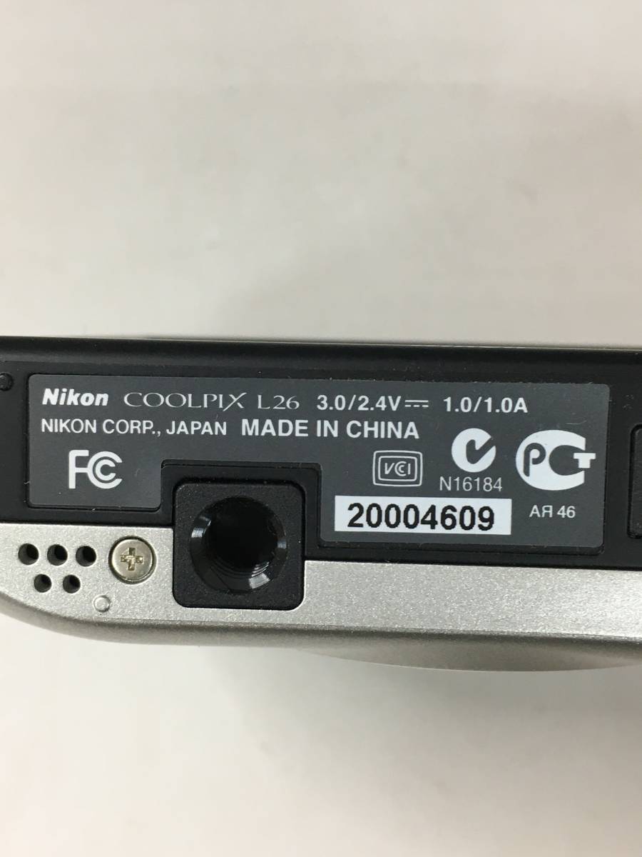 BF9/68　美品 Nikon ニコン COOLPIX L26 デジタルカメラ コンパクト 動作確認済 単３電池仕様 中古品_画像8