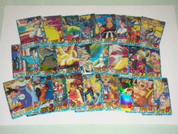当時物 海外限定版 ドラゴンボールGT スーパーバトル20 スペシャルカード 48種 48枚_画像2