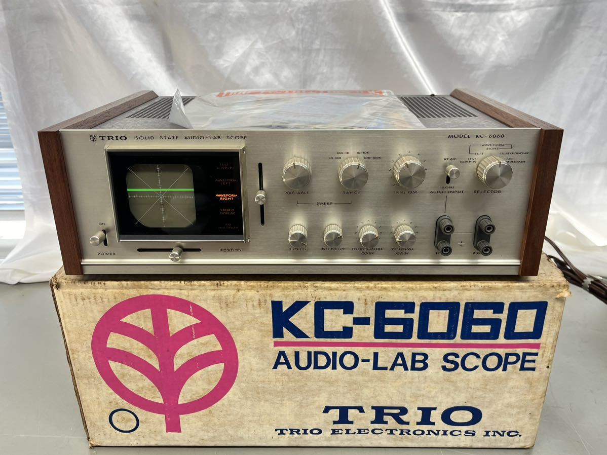 希少美品 箱付 TRIO トリオ オシロスコープ KC-6060_画像1