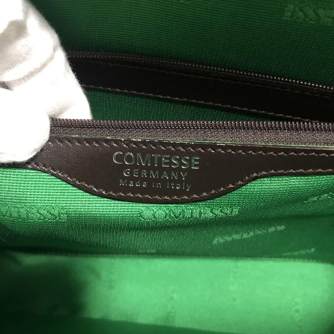 1 иен старт Италия производства COMTESSE Conte шарф s gold ручная сумочка портфель 1 старт 