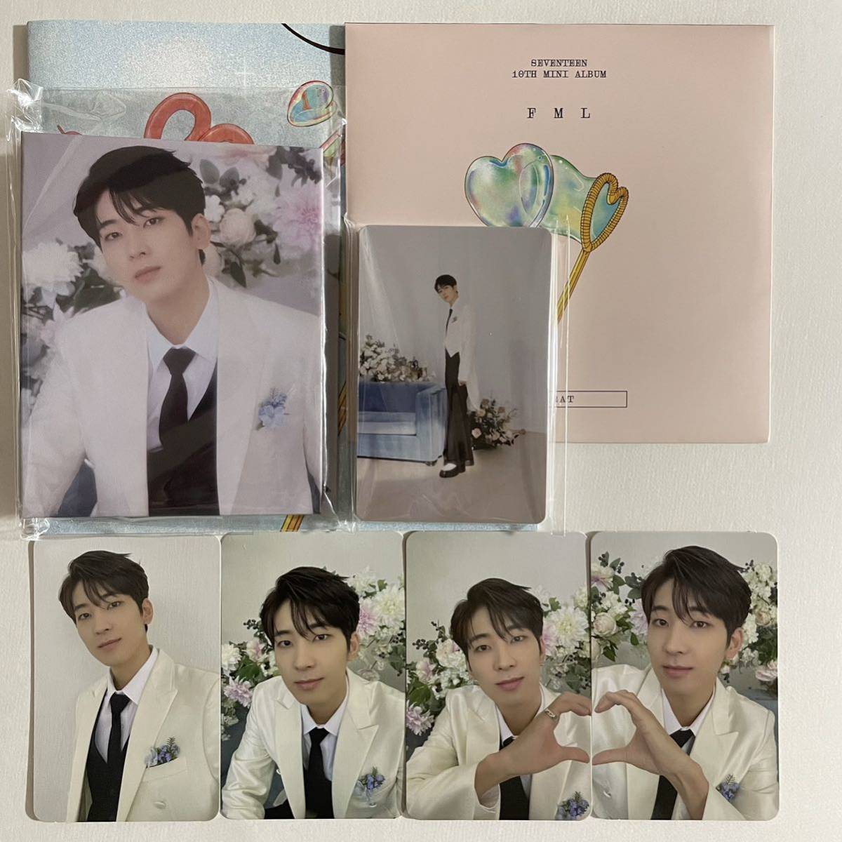SEVENTEEN ウォヌ FML carat ver バインダー トレカ 28枚 コンプ SEVENTEEN ウォヌ FML carat ver バインダー トレカ 28枚 コンプ