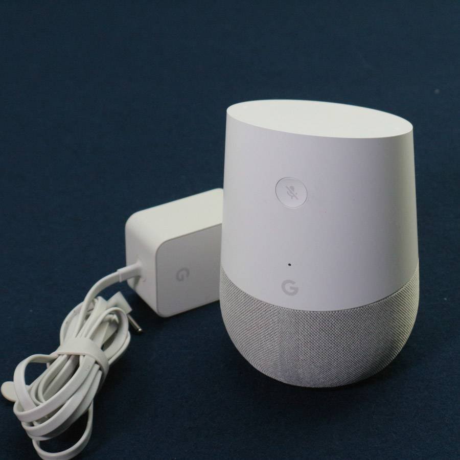 動作品 Google HOME グーグルホーム スマートスピーカー CA94043 純正ACアダプター付き◆754f16_画像1