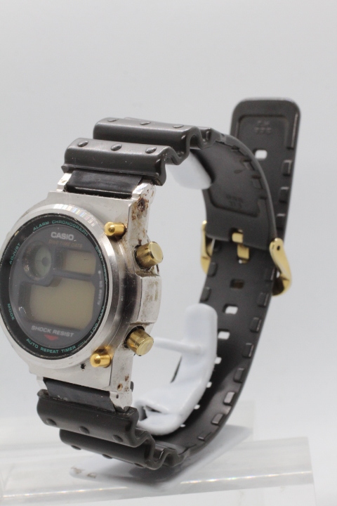 【CASIO】G-SHOCK DW-6300 フロッグマン ジャンク 未修理中古品時計 部品取り用 24.1.8 _部品取りされる方時計修理技能お持ちの方に