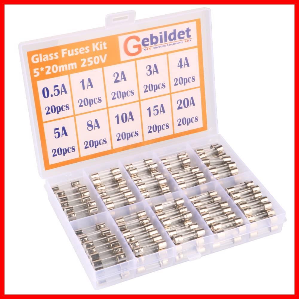 [ special price commodity ] glass tube fuse (0.5A / 20mm 1A / 2A / * 3A / 4A 5 / 5A / 8A 200 piece 