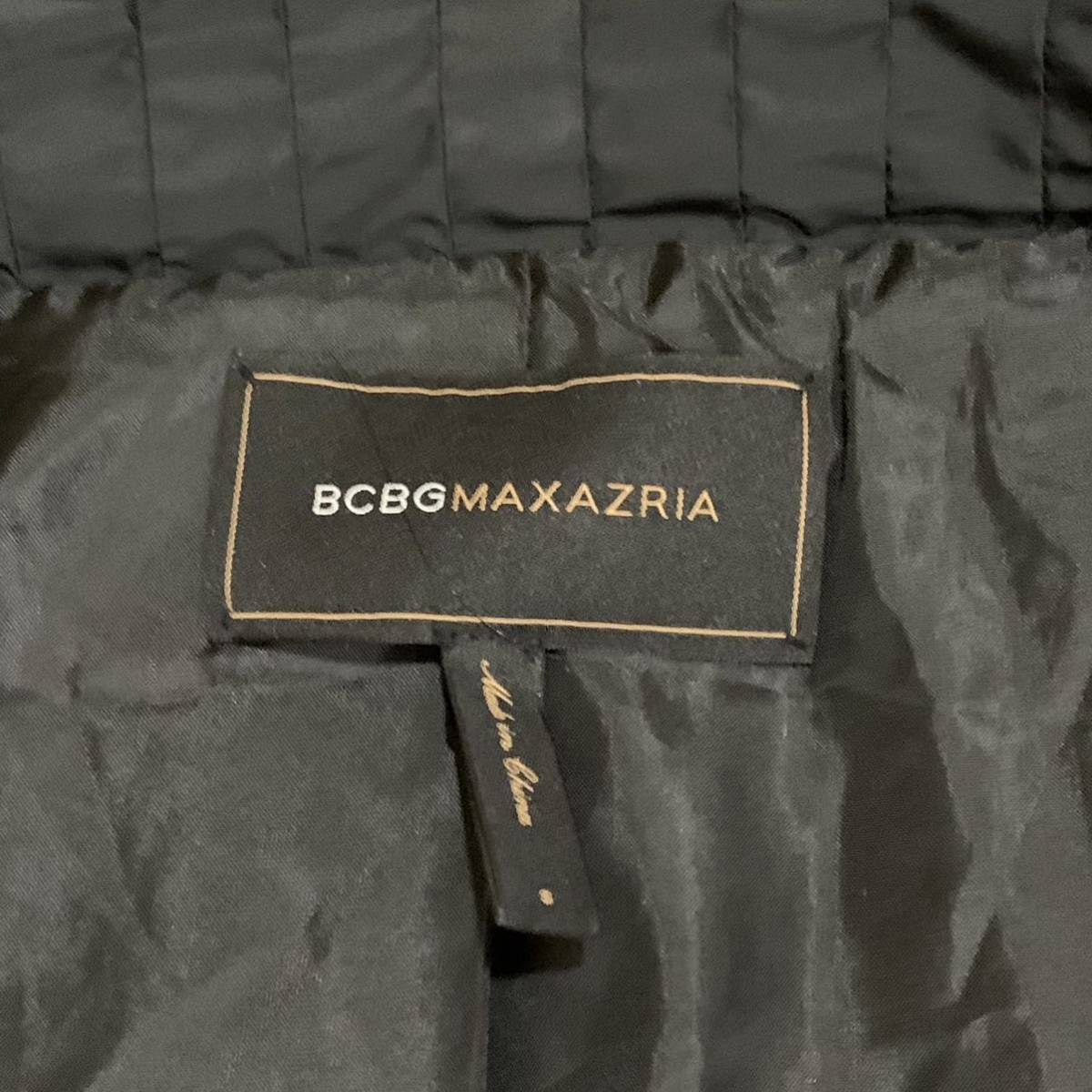 RR ▼ 洗練されたデザイン!! 'ダウン90%使用' BCBG MAXAZRIA ビーシービージーマックスアズリア ビックショールカラー ダウンコート size:S_画像8