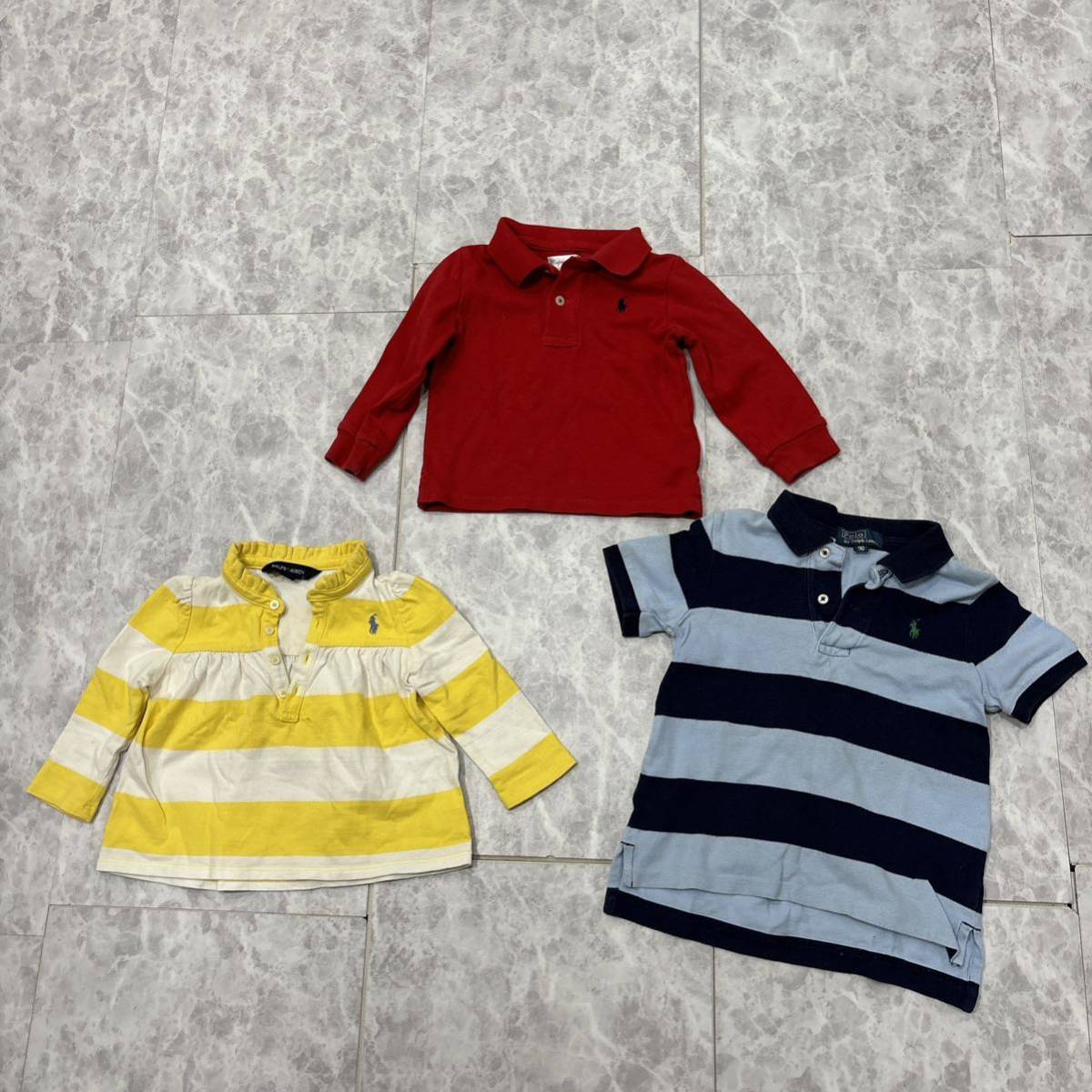 1円~ ＊ まとめ売り '豪華44点セット' RALPH LAUREN ラルフローレン 赤ちゃん ベビー服 子供服 70cm~90cm 男の子 女の子 卸売り_画像9