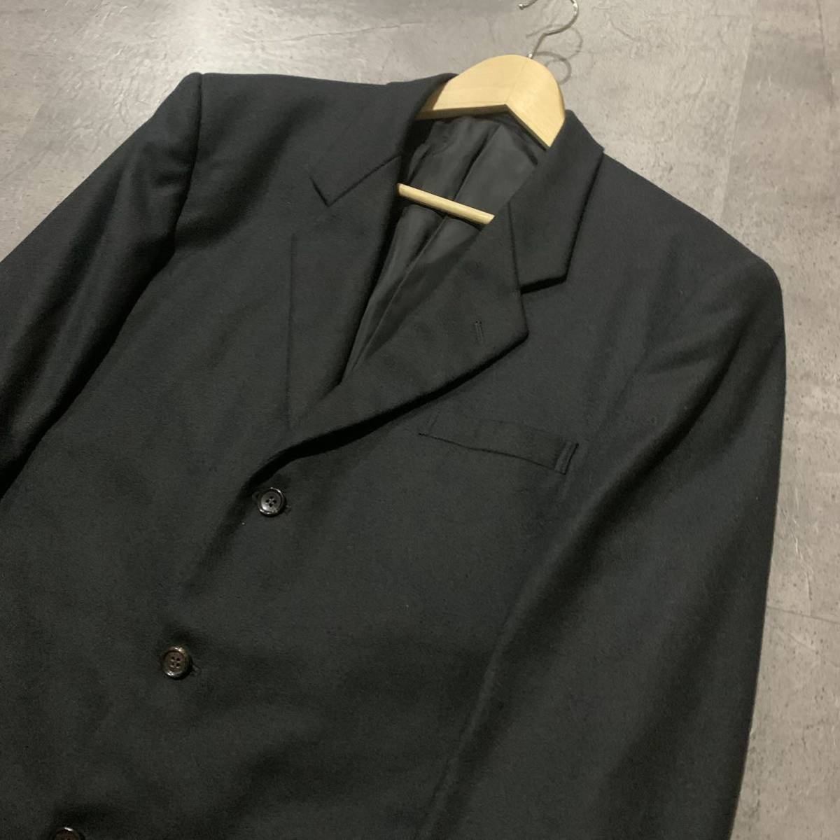 S☆美品/ 希少!!96年製 '日本製' COMME des GARCONS HOMME コムデギャルソン HJ-08005M フランネル生地 テーラードジャケット M 高級紳士服_画像3