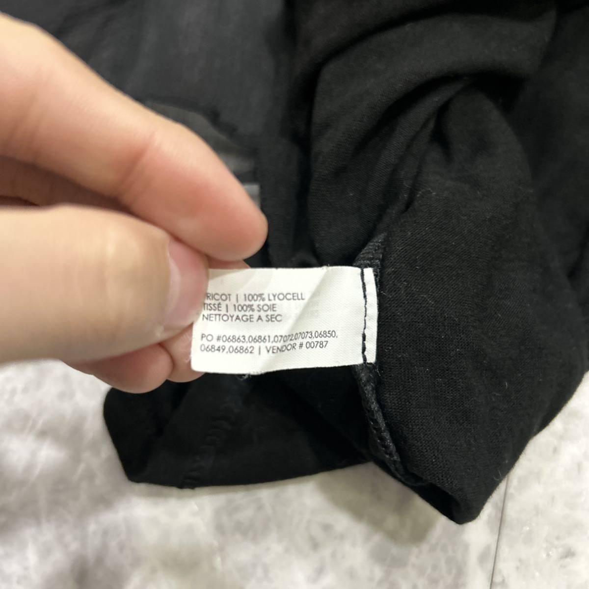 X @ 美品 '洗礼されたデザイン' CLUB MONACO クラブモナコ 高品質SILK レース付き ノースリーブ シャツ / ブラウス XS 婦人服 トップス _画像6