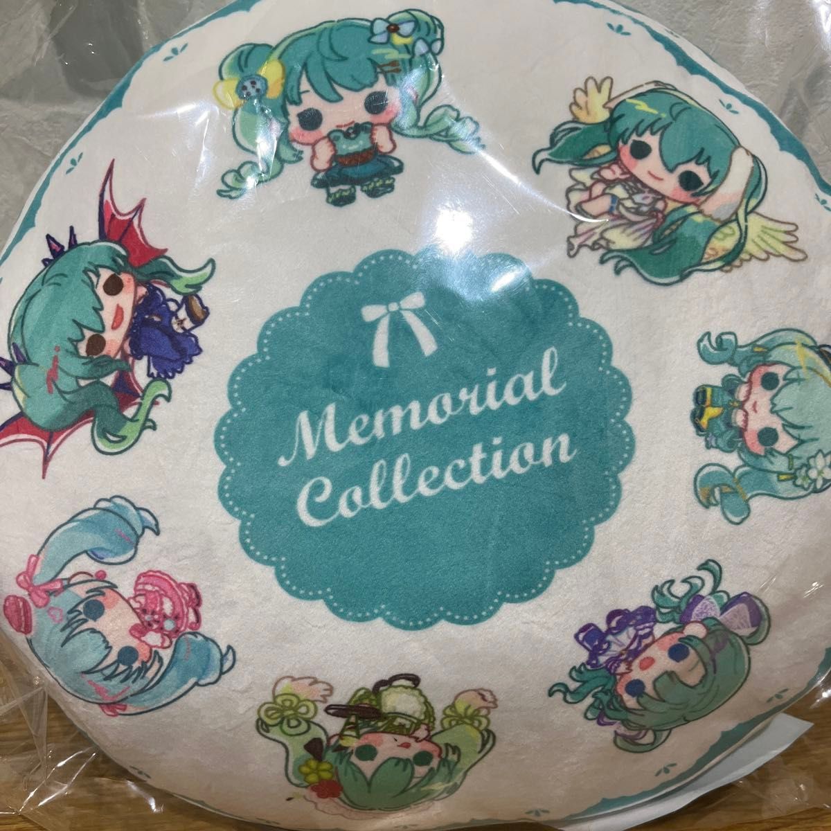 【未開封】みんなのくじ　初音ミク　memorial collection ラストゲット賞　ラウンド クッション