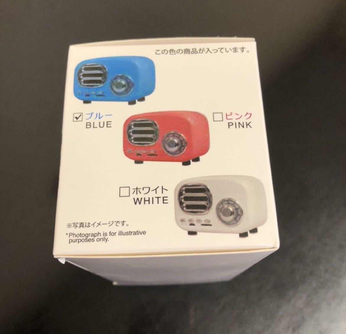 DAISO Bluetooth スピーカー レトロデザイン ブルー_画像2