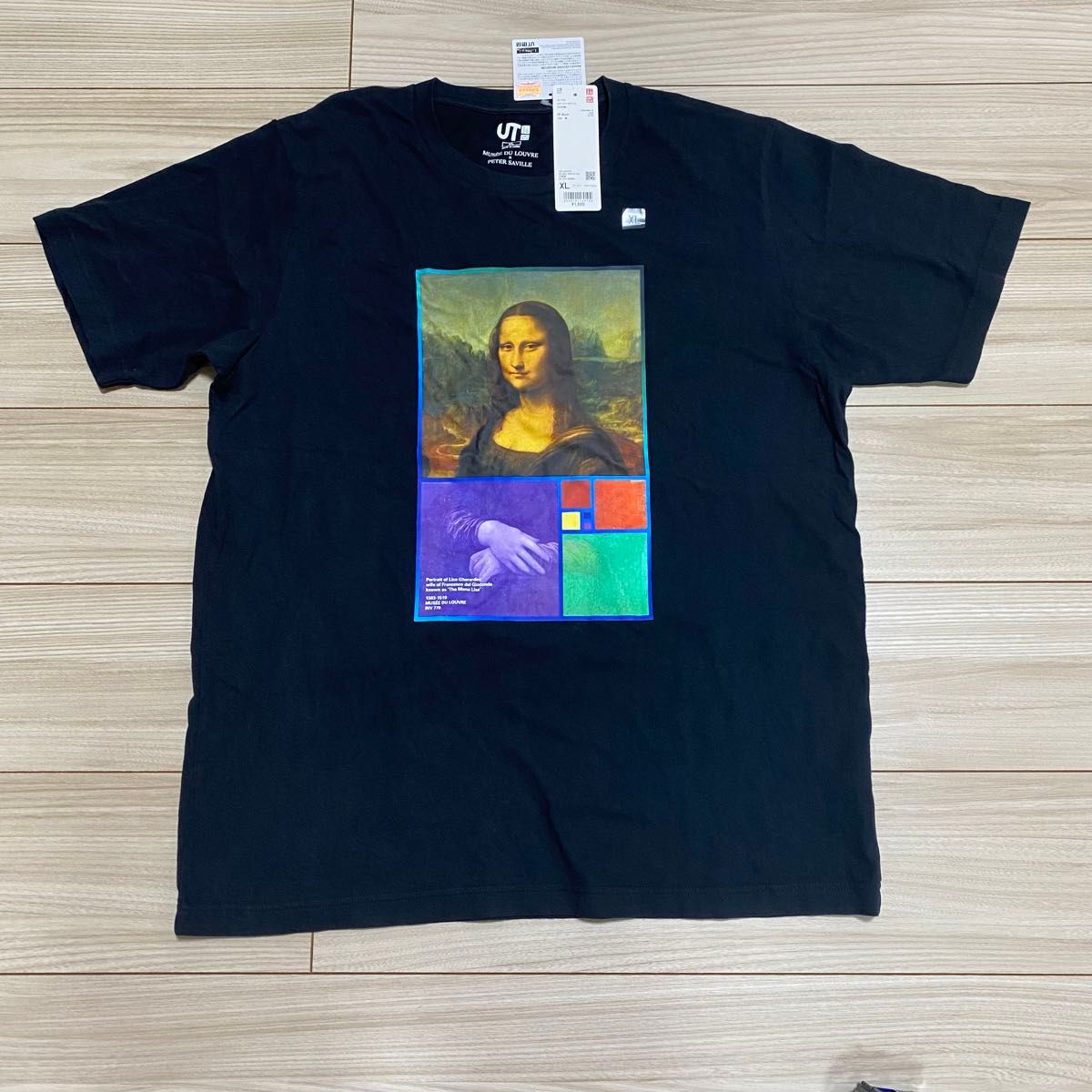 新品タグ付き！ユニクロ　モナリザ　ルーブル美術館Tシャツ　XL XL