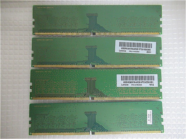 在庫僅少【今週のデスクトップメモリ】SAMSUNG 1R*8 PC4-2666V-UA2-11 8GB*4枚　合計32GB_画像3