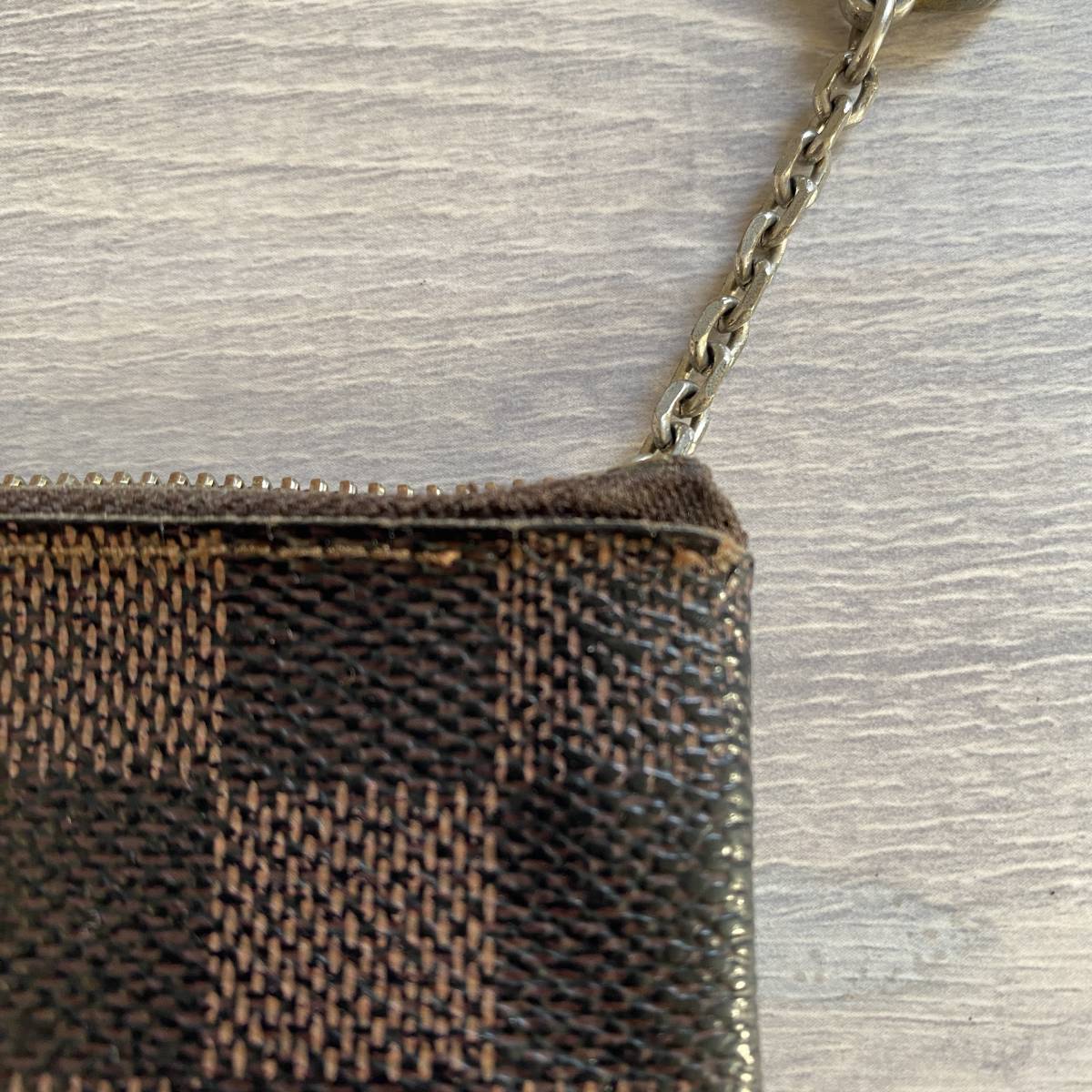 Louis Vuitton Damier Pochette Cl Coin Case ルイヴィトン ダミエ ポシェット クレ コインケース_画像2