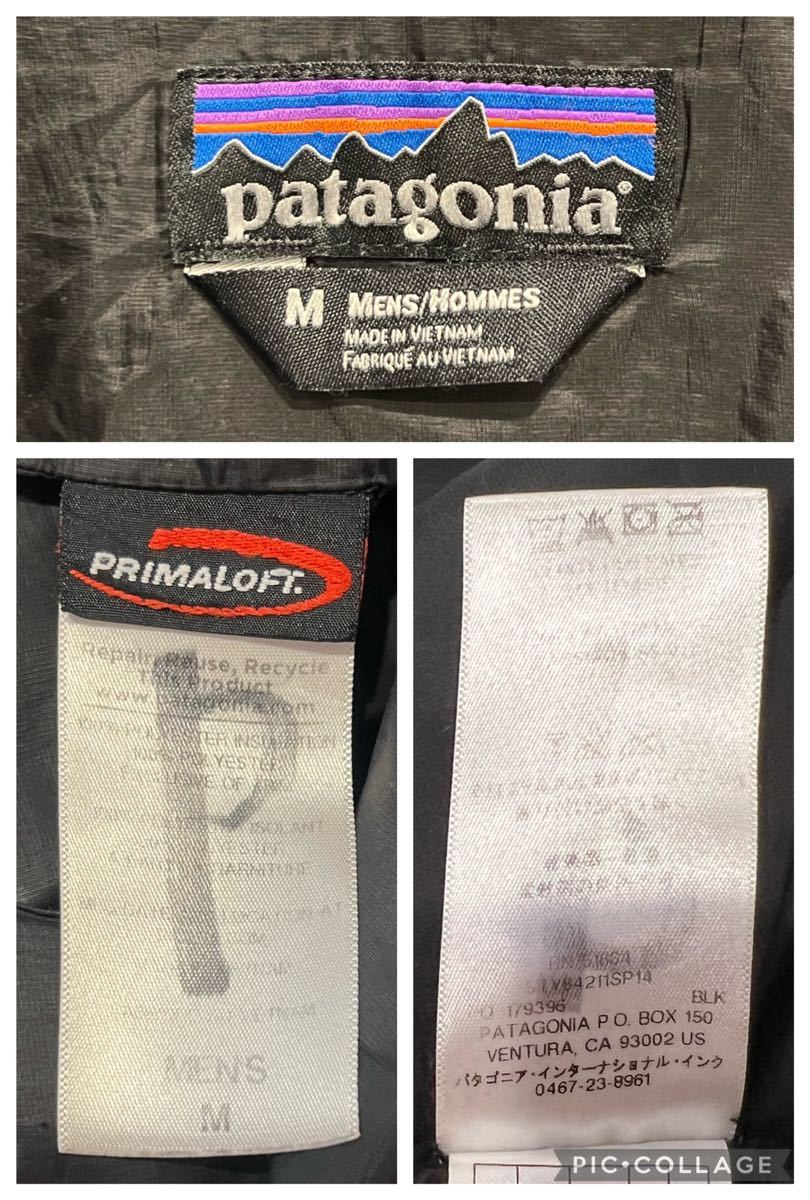 ★patagonia★パタゴニア★ナノパフジャケット★PRIMALOFT★84211SP14★防風★耐久性撥水★中綿★アウター★ブラック★黒★Mサイズ★_画像9