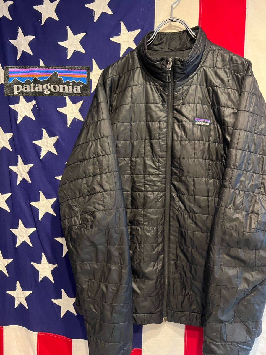 ★patagonia★パタゴニア★ナノパフジャケット★PRIMALOFT★84211SP14★防風★耐久性撥水★中綿★アウター★ブラック★黒★Mサイズ★_画像1