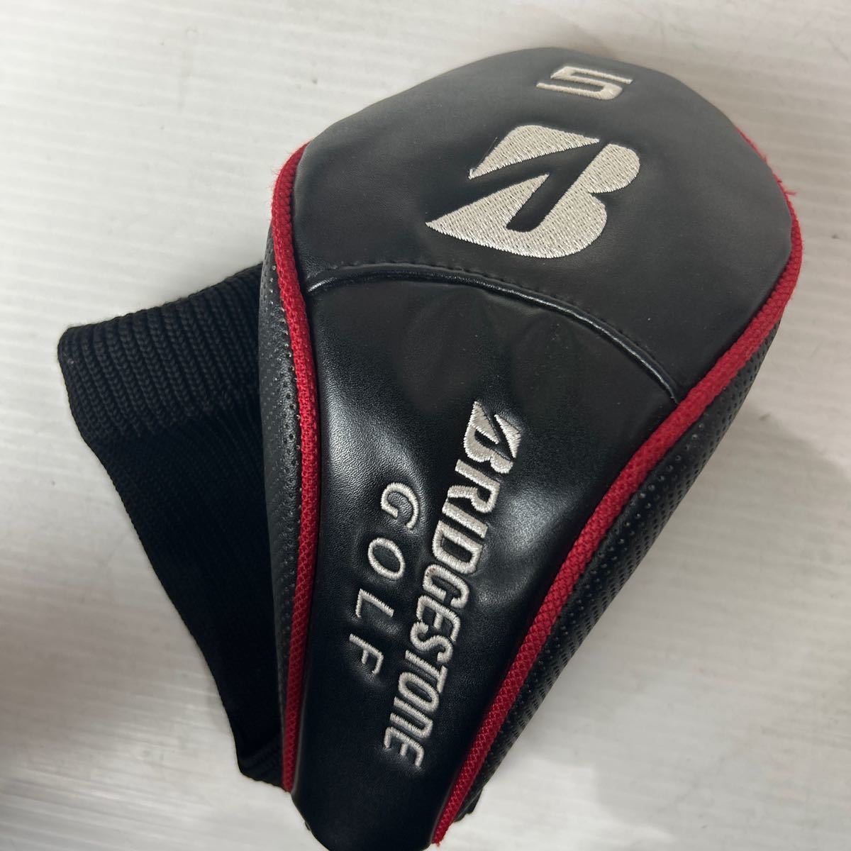 ブリヂストンゴルフ 5W フェアウェイウッド用ヘッドカバー BRIDGESTONE GOLF 管理番号1063_画像1