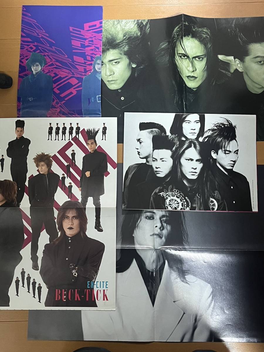 BUCK-TICK ポスター 5枚セット Yahoo!オークション - BUCK TICK ポスター 5点セット ピン穴無し