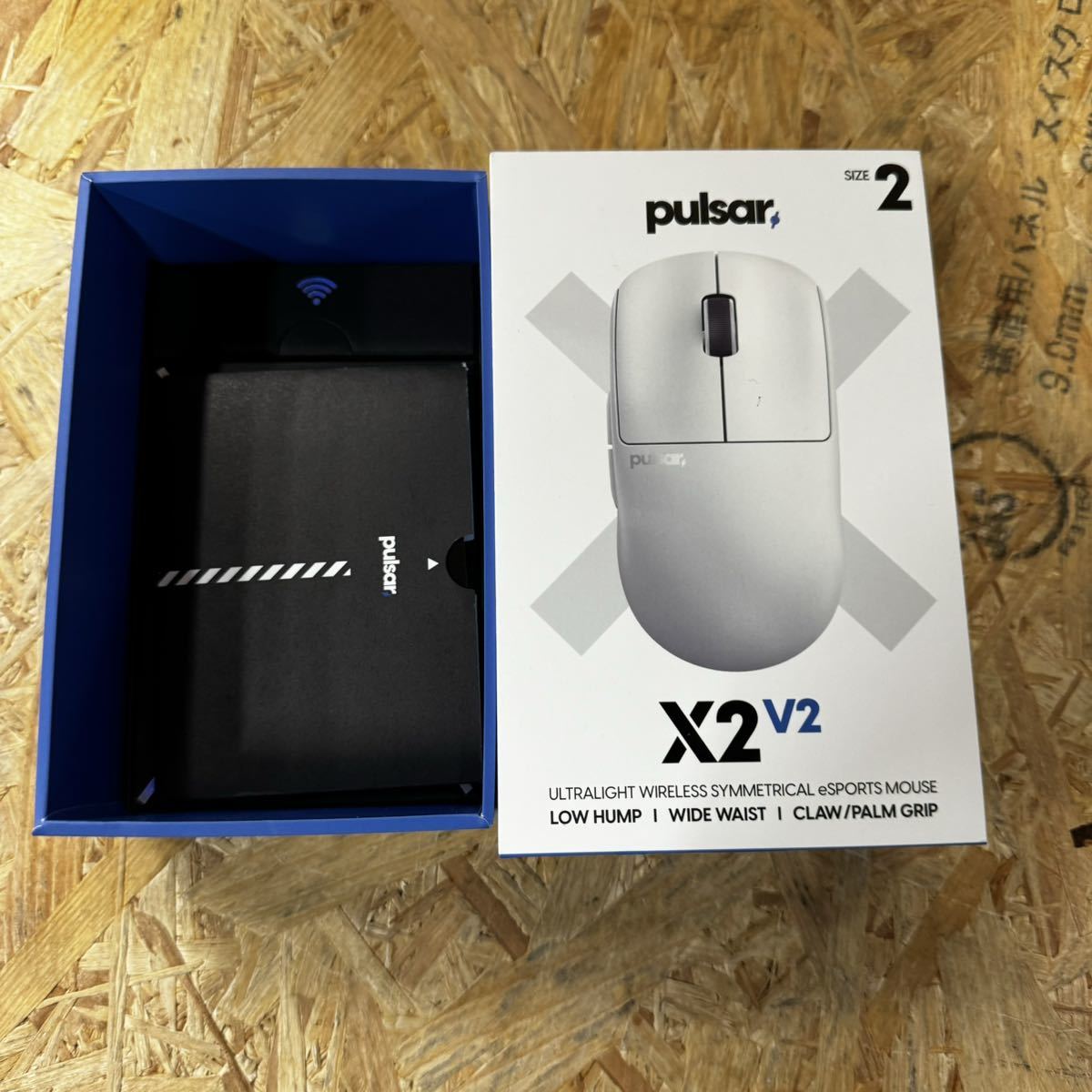 Pulsar Gaming Gears X2V2 ワイヤレス ゲーミングマウス 超軽量 53グラム 左右対称 2.4Ghz 1ms 26000 DPI Optical Sensor PAW3395 国内正規_画像5