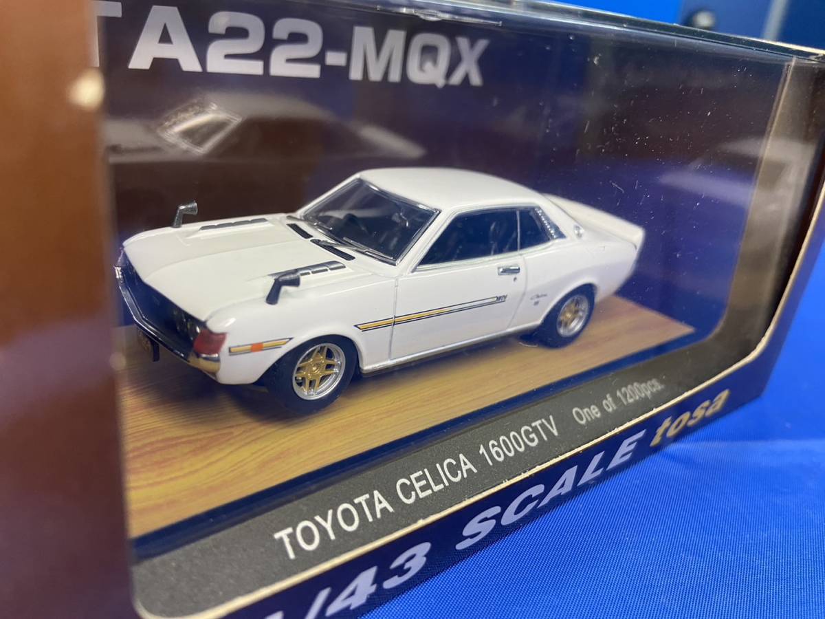 T-040 tosa collectionトサ コレクション 1-43 Toyota CELICA GTV ホワイト トヨタセリカ モデルミニカー_画像2