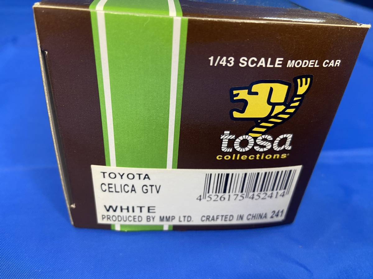 T-040 tosa collectionトサ コレクション 1-43 Toyota CELICA GTV ホワイト トヨタセリカ モデルミニカー_画像3