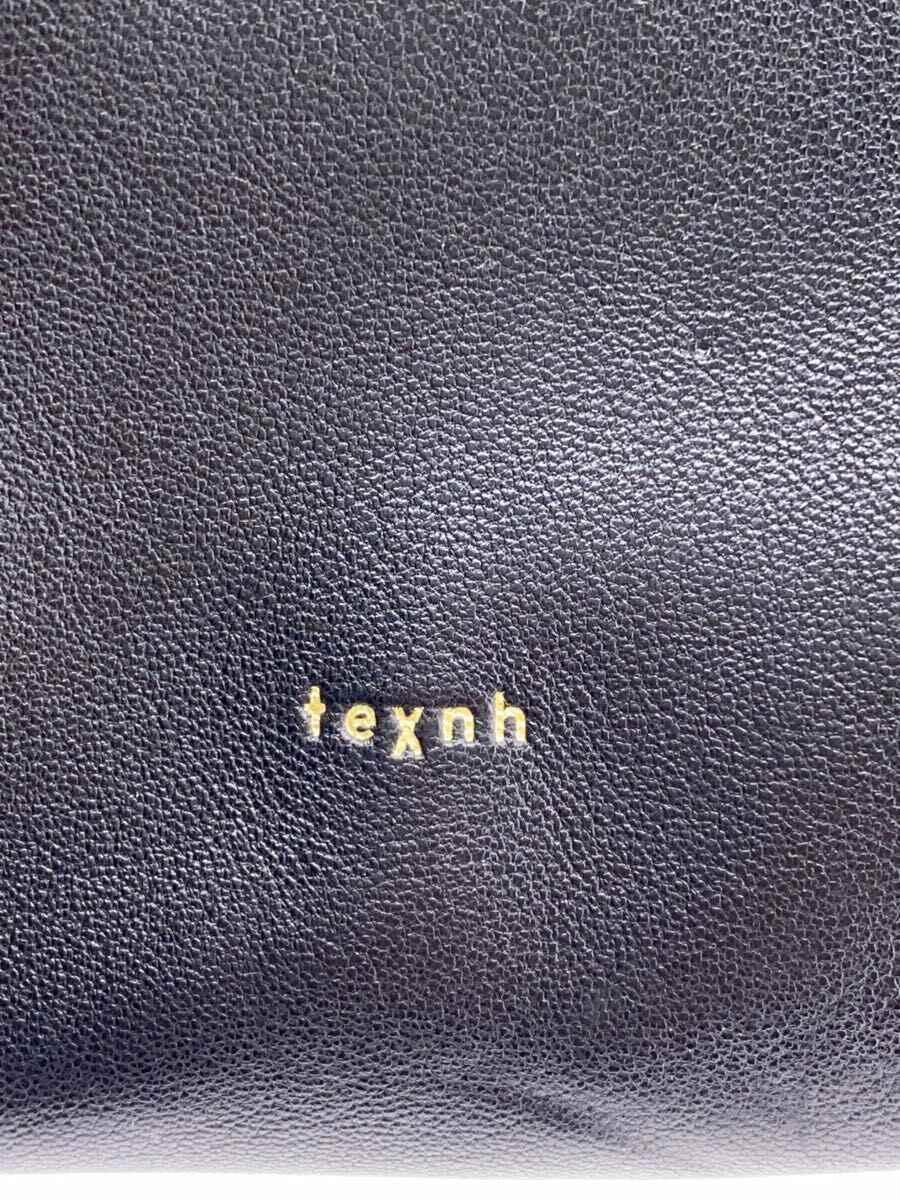  second bag / leather /BLK/ plain /018