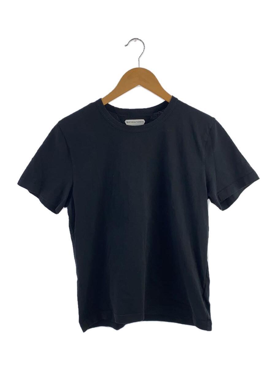 BOTTEGA VENETA◆Tシャツ/M/コットン/BLK/無地_画像1