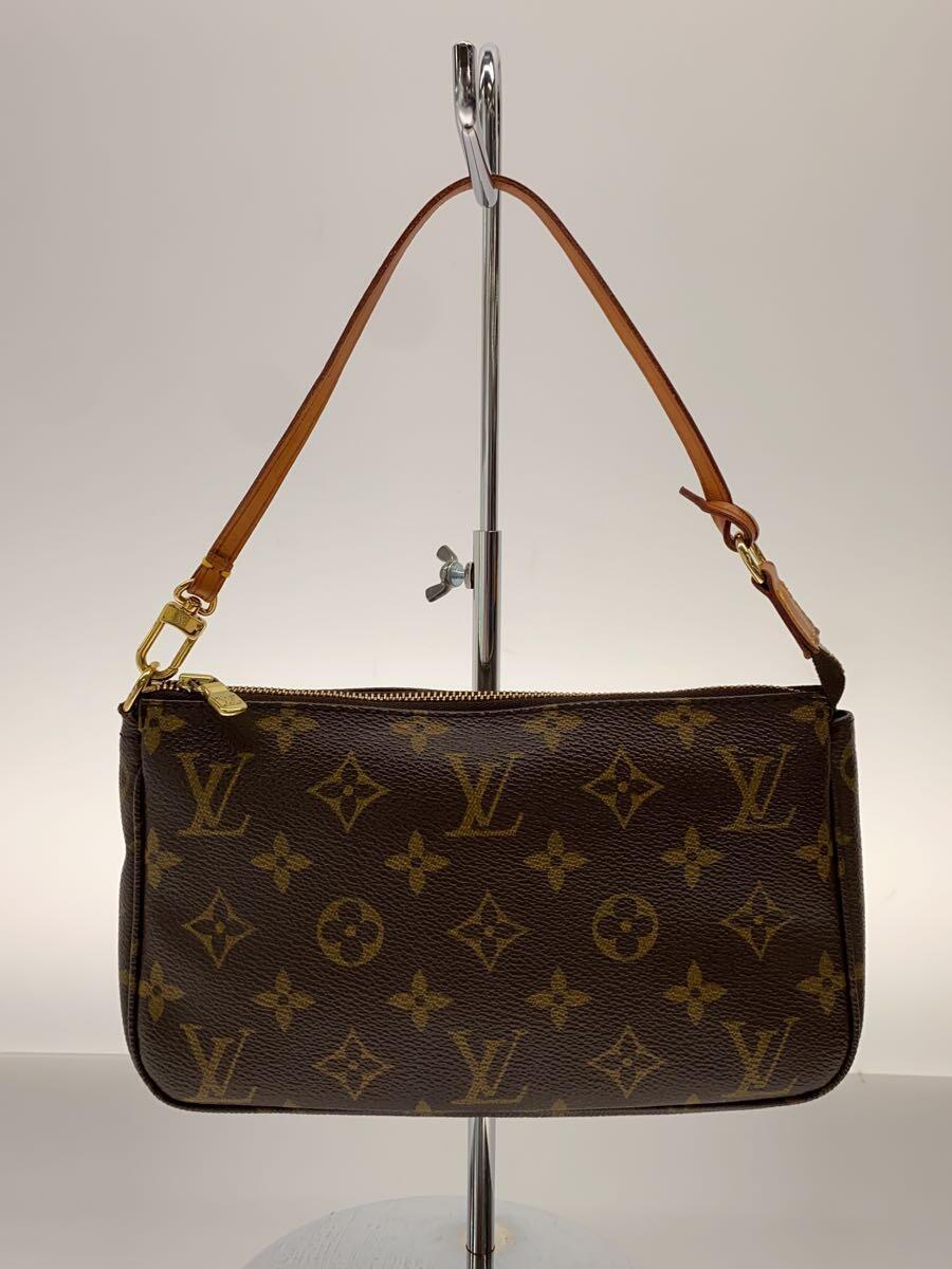 LOUIS VUITTON◆2)ポシェット・アクセソワール_モノグラム・キャンバス_BRW/PVC/BRW_画像3