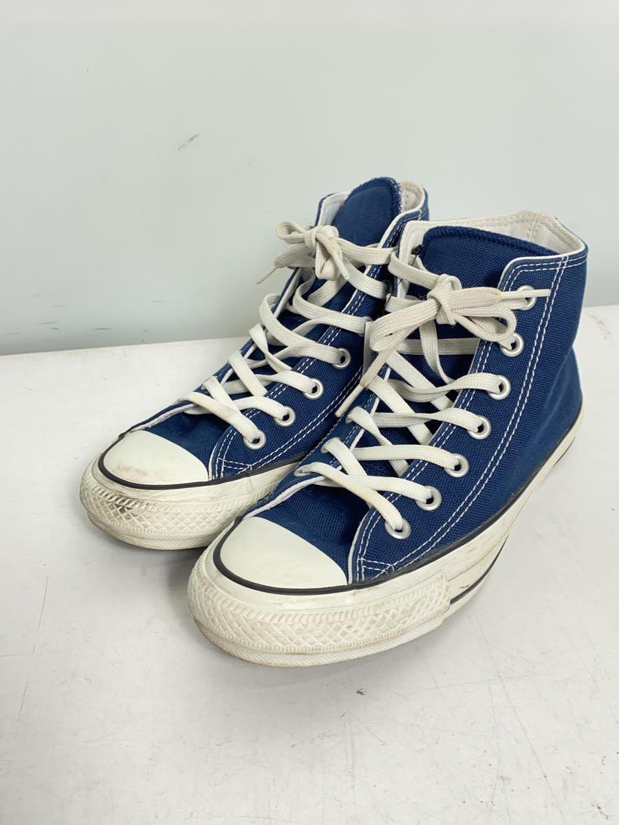 CONVERSE◆ALL STAR 100 COLORS HI/ハイカットスニーカー/24.5cm/ネイビー/キャンバス/1CK560_画像2