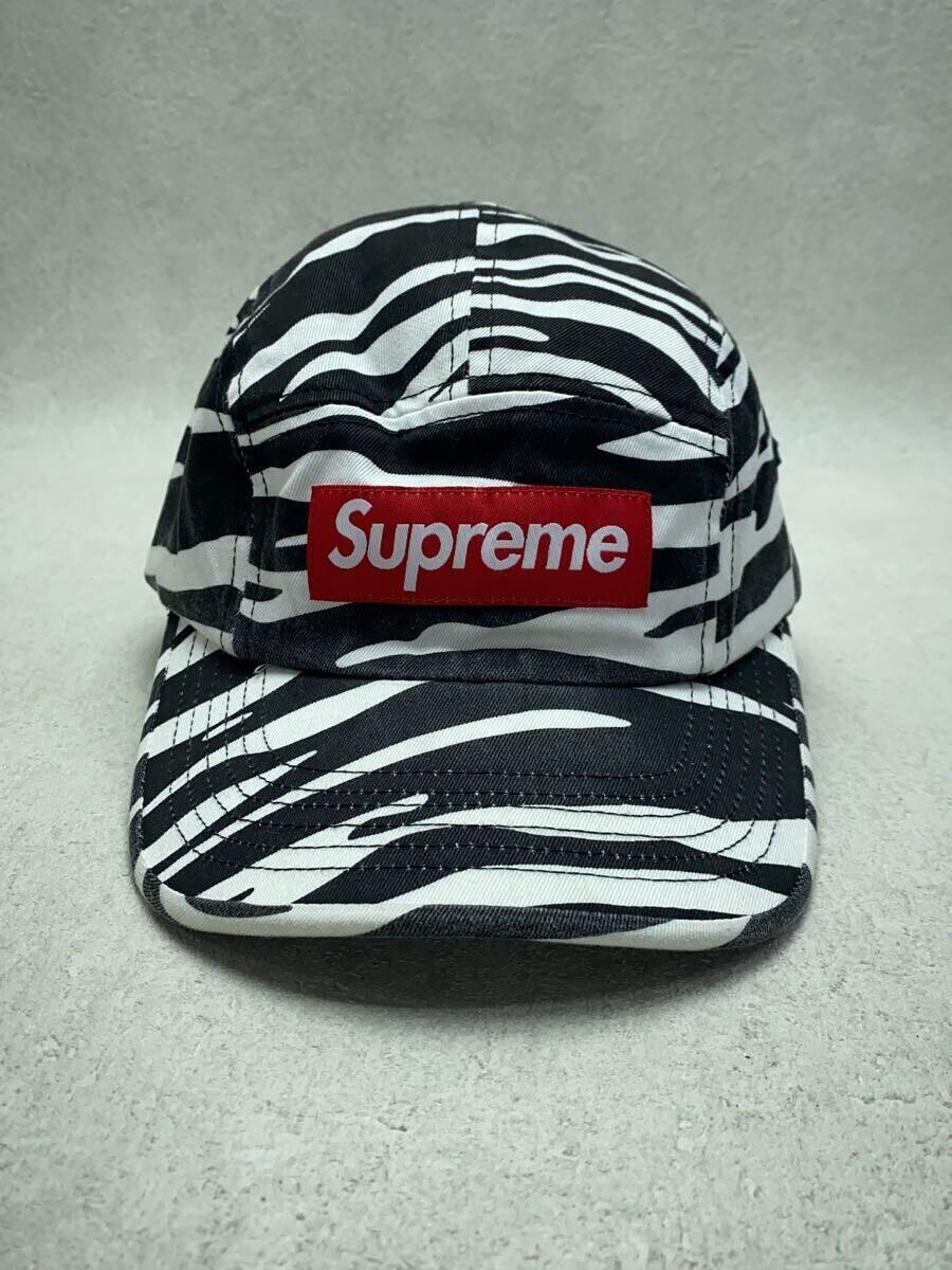 Supreme◆キャップ/BLK/22AW/Washed Chino Twill Camp Cap/擦れ色褪せ有_画像1