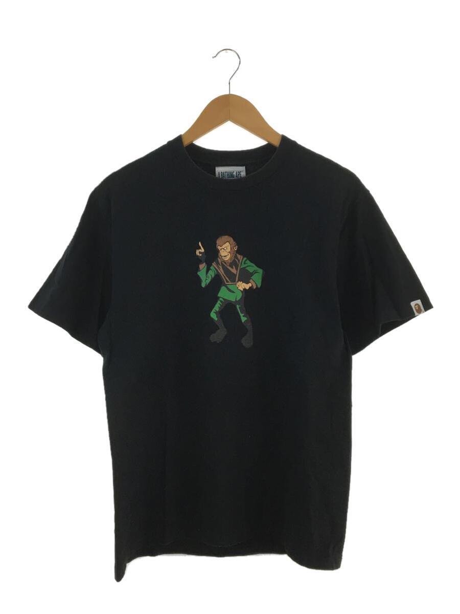 A BATHING APE◆CLASSIC COLLECTION/Tシャツ/L/コットン/BLK/プリント