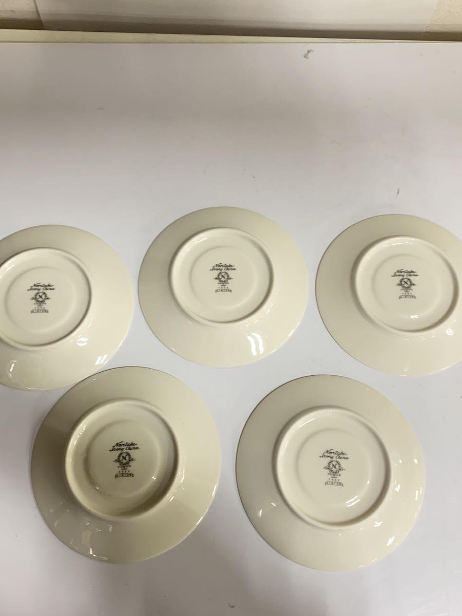 Noritake◆Noritake/ノリタケ/カップ&ソーサー/5点セット/WHT/白_画像3