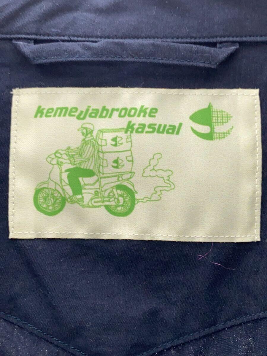 rajabrooke◆KEMEJABROOKE KASUAL/MIX SHIRT/長袖シャツ/コットン/ネイビー_画像3