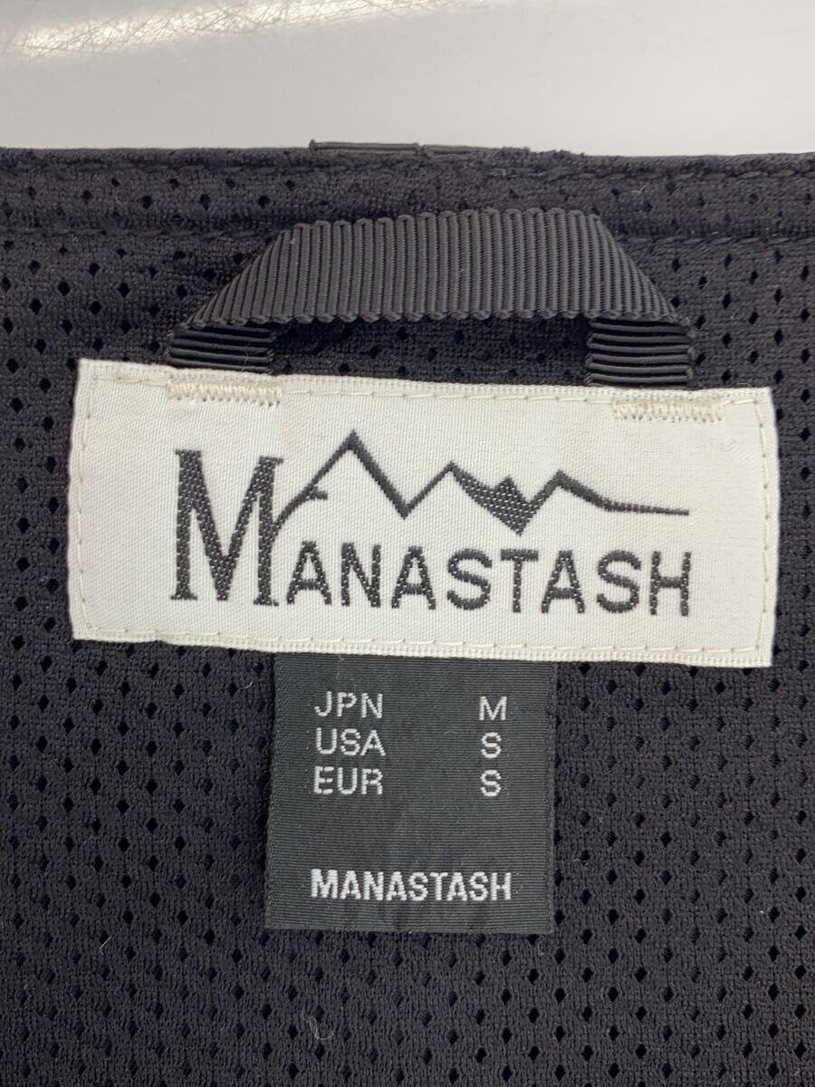 MANASTASH◆ベスト/M/コットン/BLK/無地/7182008_画像3