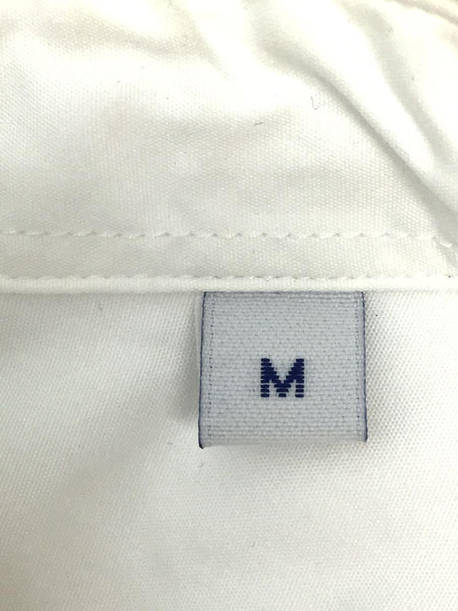 Steven Alan◆半袖シャツ/M/コットン/WHT/8116-218-0240/襟ヨゴレ有_画像4