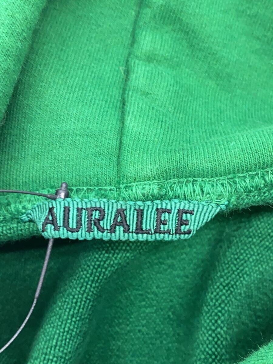 AURALEE◆SUPER MILLED SWEAT P/O PARKA/4/コットン/GRN/A20AP01SM_画像3