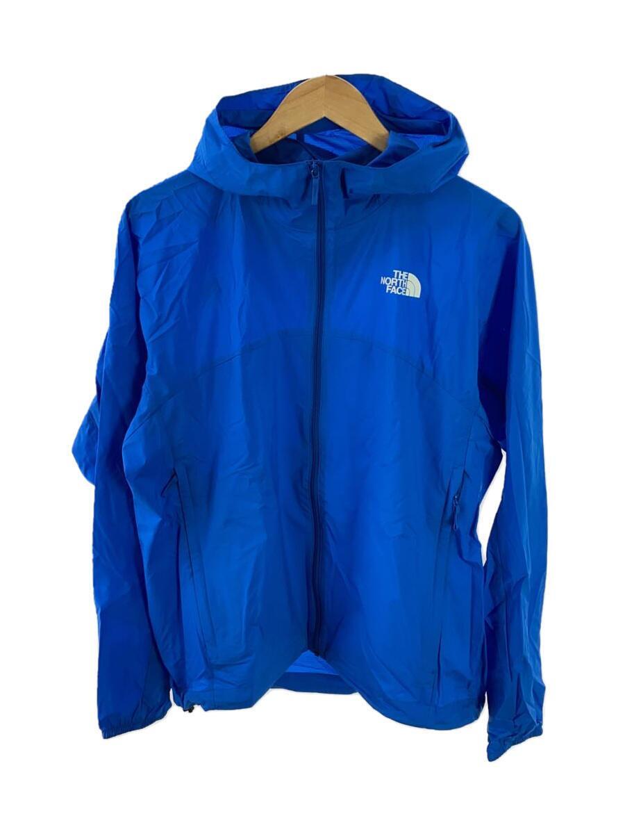 THE NORTH FACE◆SWALLOWTAIL HOODIE/L/ナイロン/BLU