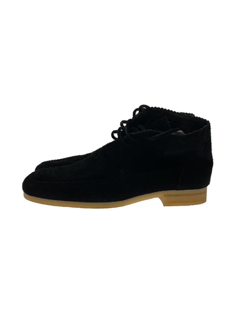 tricot COMME des GARCONS◆レースアップブーツ/23cm/BLK/スウェード