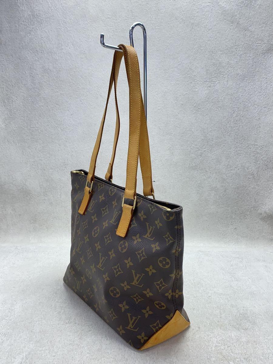 LOUIS VUITTON◆カバ・ピアノ_モノグラム・キャンバス_BRW/PVC/BRW_画像2