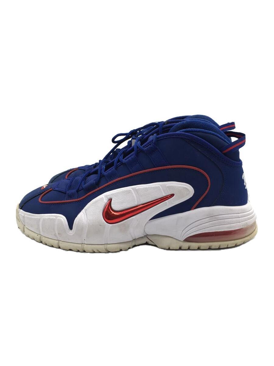 NIKE◆AIR MAX PENNY/エアマックスペニー/ブルー/685153-400/27.5cm/BLU