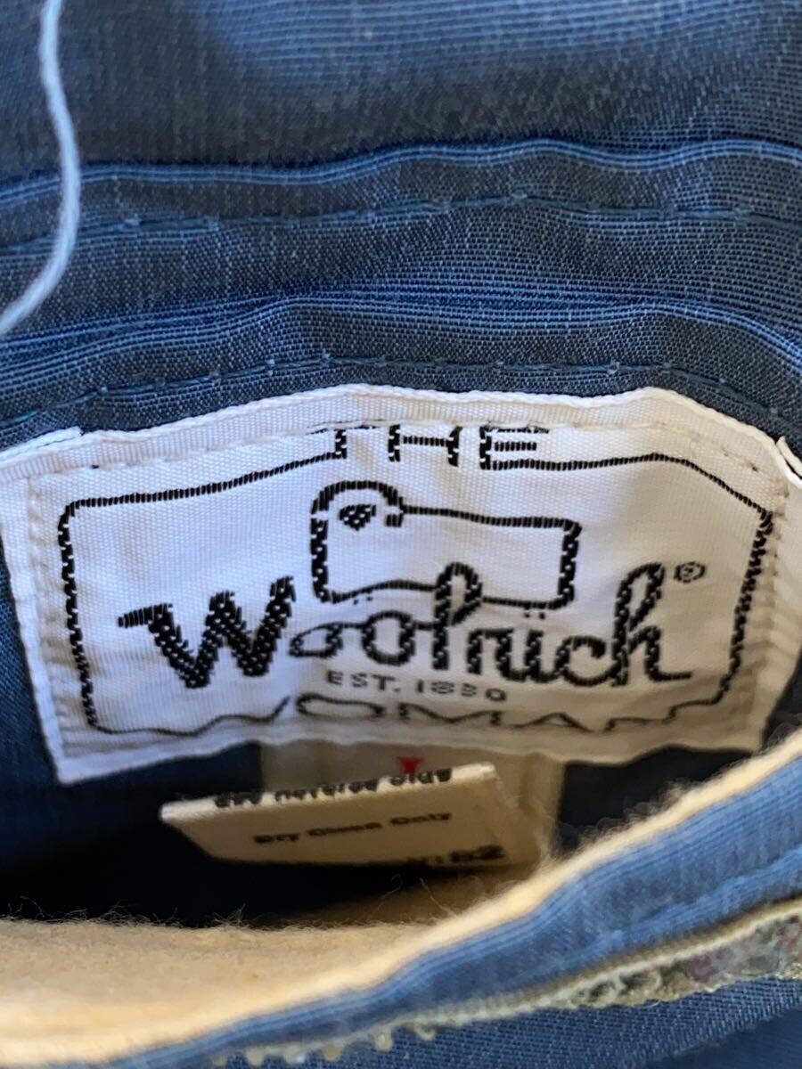 Woolrich◆ベスト/L/コットン/ブルー/無地_画像3