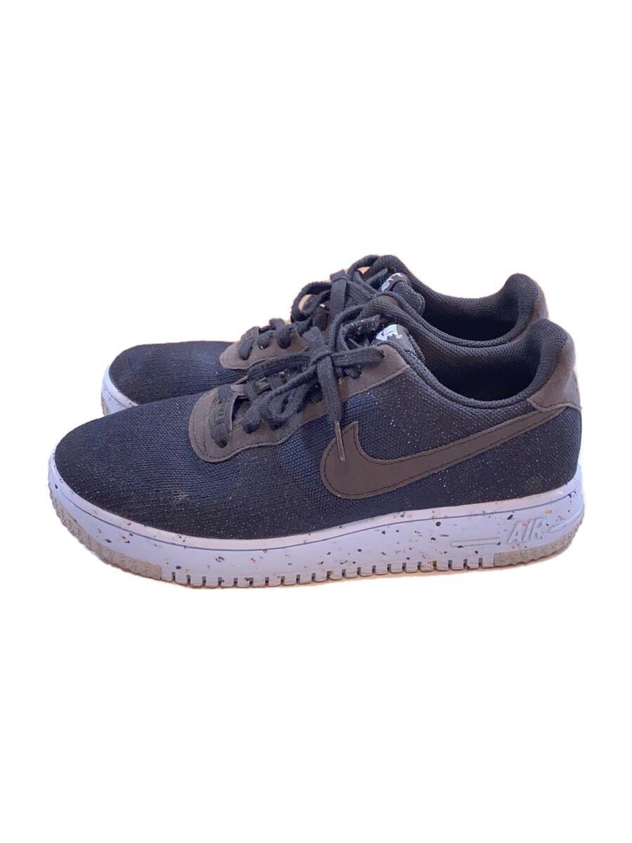 NIKE◆AIR FORCE 1 CRATER FLYKNIT_エアフォース1 クレーター フライニット/28cm/BLK_画像1
