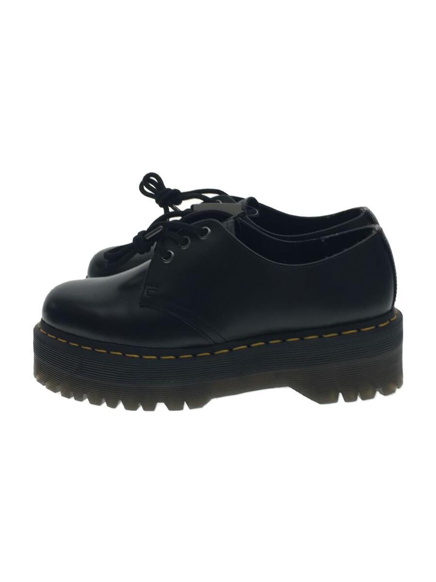 Dr.Martens◆シューズ/US7/BLK/レザー/1461QUAD_画像1