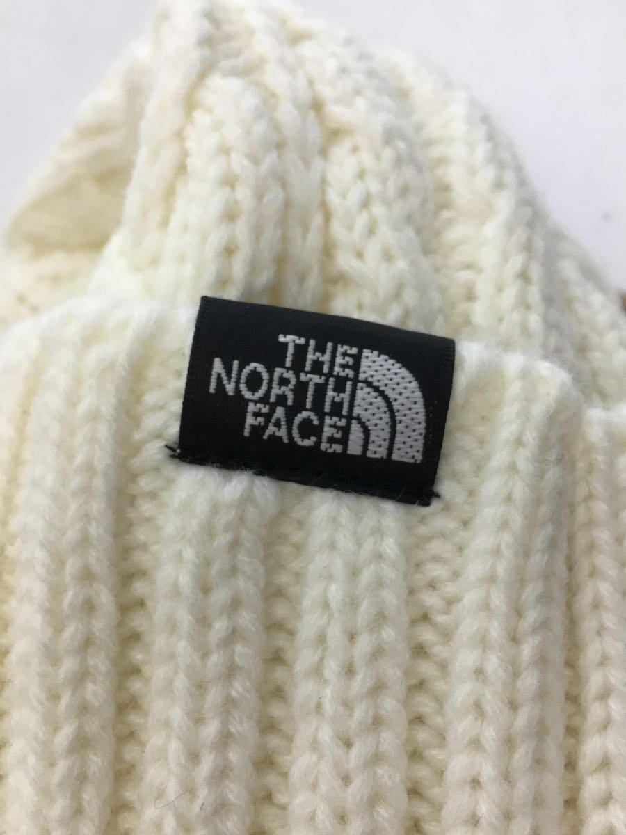 THE NORTH FACE◆ニットキャップ/FREE/アクリル/WHT/無地/レディース/NN42334_画像4