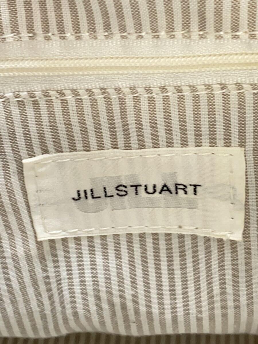 JILL by JILLSTUART◆ハンドバッグ/キャンバス/CRM/無地_画像5