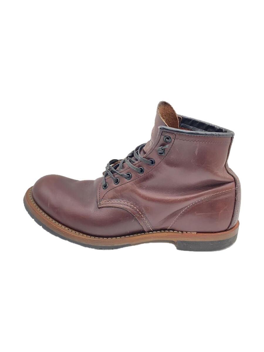 RED WING◆レースアップブーツ/UK8.5/BRW/レザー/D9011/ベックマン