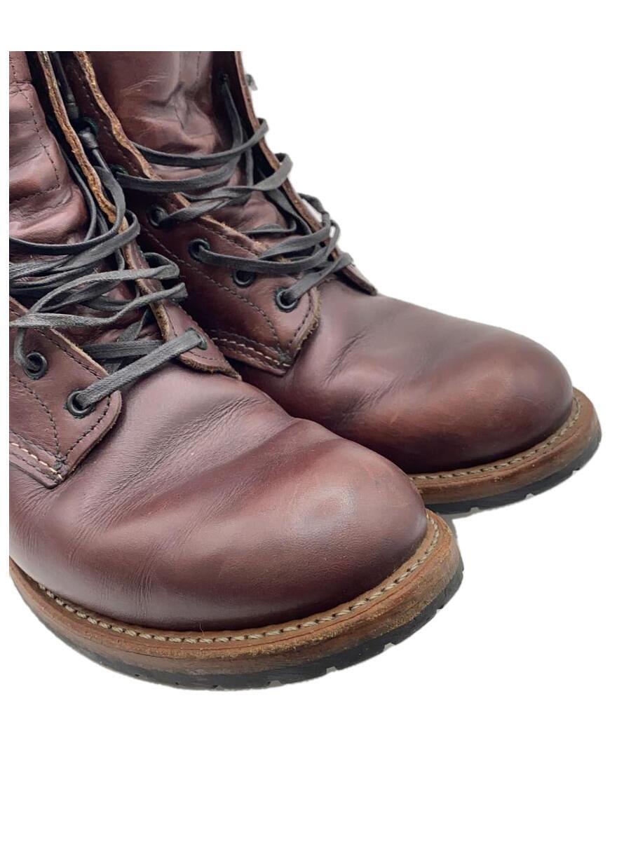 RED WING◆レースアップブーツ/UK8.5/BRW/レザー/D9011/ベックマン_画像7