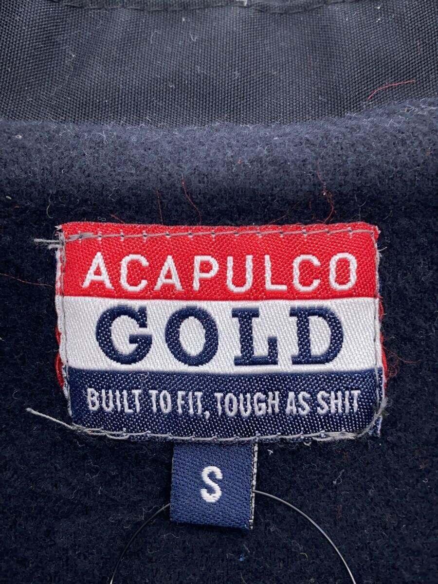 Acapulco Gold◆ジャケット/コーチジャケット/S/コットン/ブラック_画像3